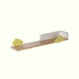 Wooden Wall Mounted Shelf Clouds