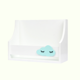 Space Storage Wall Mounted Shelf - Clouds Blue