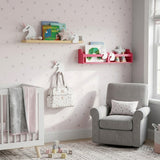 Unicorns Wooden Wall Mounted Shelf