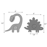 Wall Hook Dinosaurs - Set of 2