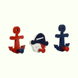 Wall Hook Sealife Sailor - Set of 3