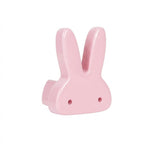 Bunny Wooden Cabinet Knobs - Set of 2 - Pink