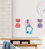 Wall Hook Ballerina - Set of 3