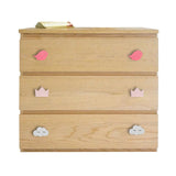 Cloud Wooden Cabinet Knobs - Set of 2 - White