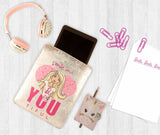 Zipper Pouch: Crushed Silver