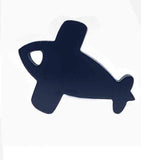 Aeroplane MDF Wood Knobs - Set of 2 - Dark Blue