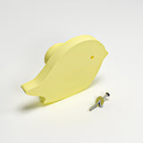 Bird Wooden Cabinet Knobs - Set of 2 - Yellow