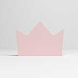 Crown Wooden Cabinet Knobs - Set of 2 - Pink