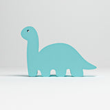Dinosaur Wooden Cabinet Knobs - Set of 2 - Blue