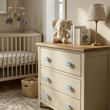 Elephant Shaped Wooden Cabinet Knobs (Pack of 2)