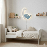 GLO Nightlight - Adorable Dinosaur LED Nightlight - Blue