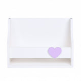 Space Storage Wall Mounted Shelf - Heart Purple