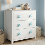 Cute Rabbit Shaped Wooden Cabinet Knobs- Pack of 2