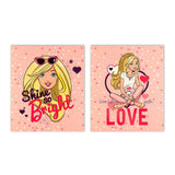 Wall Art: Love (Set of 2)