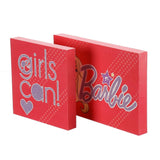 Wall Art: Girls Can (Set of 2)