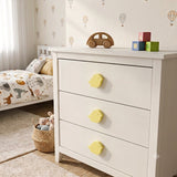 Bird Wooden Cabinet Knobs - Set of 2 - Yellow