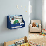 Space Storage Wall Mounted Shelf - Car Blue