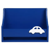 Space Storage Wall Mounted Shelf - Car Blue
