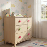 Butterfly Wooden Cabinet Knobs (Set of 2)