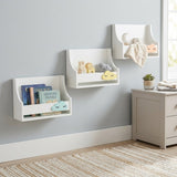 Wall Mounted Shelf - Clouds Blue