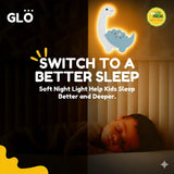 GLO Nightlight - Adorable Dinosaur LED Nightlight - Blue