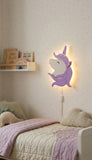 GLO Nightlight - Adorable Unicorn LED Nightlight - Purple