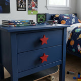 Star Wooden Cabinet Knobs (Set of 2)