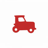 Truck Wooden Cabinet Knobs - Set of 2 -Red