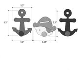 Wall Hook Sealife Sailor (Set of 3)