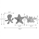 Wall Hook Sealife (Set of 3)