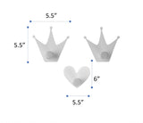 Wall Hook Tiara (Set of 3)