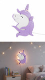 GLO Nightlight - Adorable Unicorn LED Nightlight - Purple