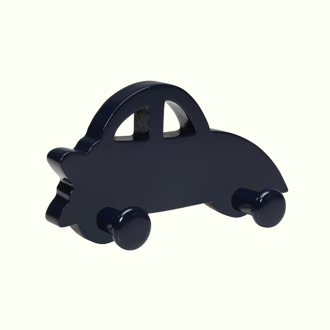 Wall Hook Car Black - Single