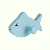 Wall Hook Fish Blue - Single