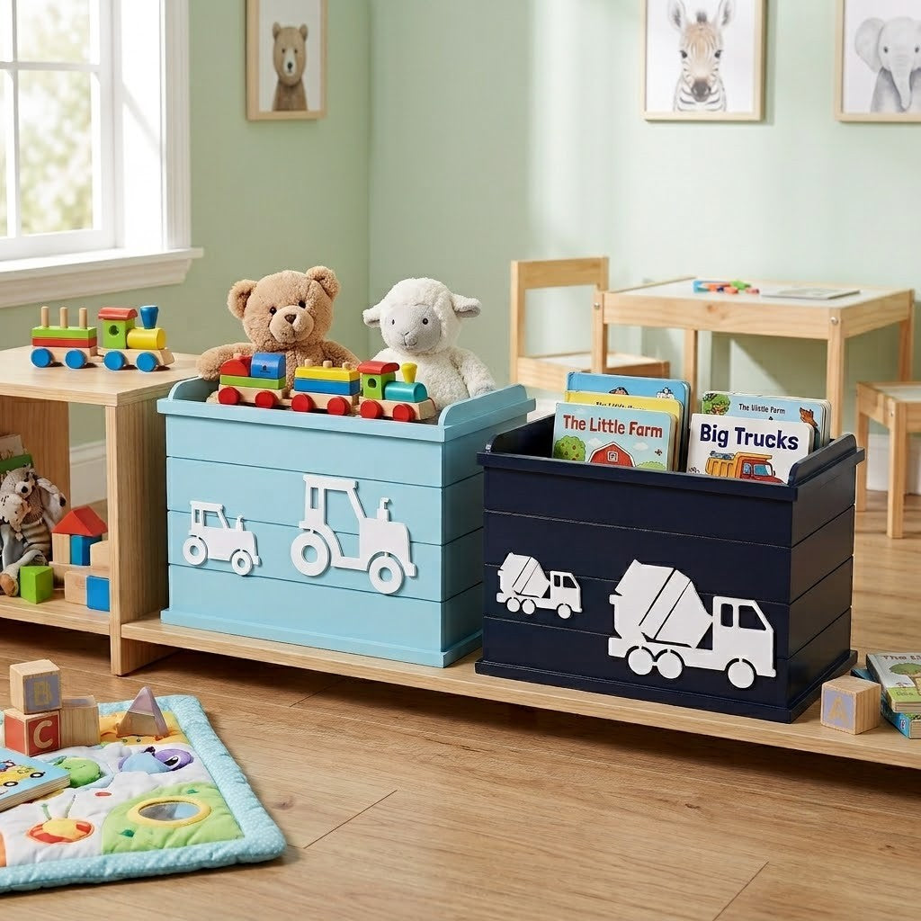 Open Box Tractor - Light Blue