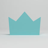 Crown Wooden Cabinet Knobs - Set of 2 - Blue