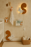GLO Nightlight - Squirrel LED Nightlight - Brown
