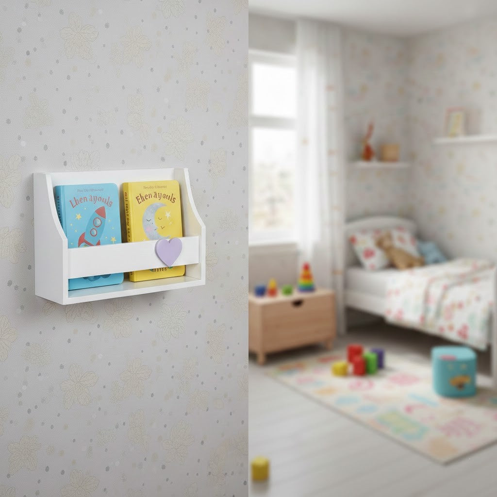 Wall Mounted Shelf Heart