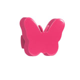 Butterfly Wooden Cabinet Knobs - Set of 2 - Pink