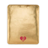 Zipper Pouch: Golden Glitter