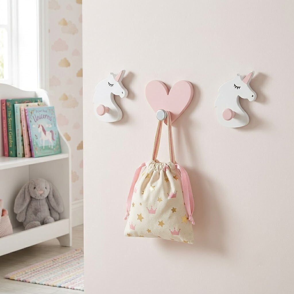 Wall Hook Unicorn (Set of 3)