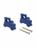 Truck Wooden Cabinet Knobs - Set of 2 - Blue