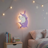 GLO Nightlight - Adorable Unicorn LED Nightlight - Purple
