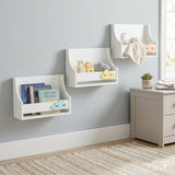 Wall Mounted Shelf - Clouds Yellow