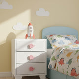 Elephant Shaped Wooden Cabinet Knobs (Pack of 2)