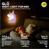 GLO Nightlight - Adorable Unicorn LED Nightlight - Purple