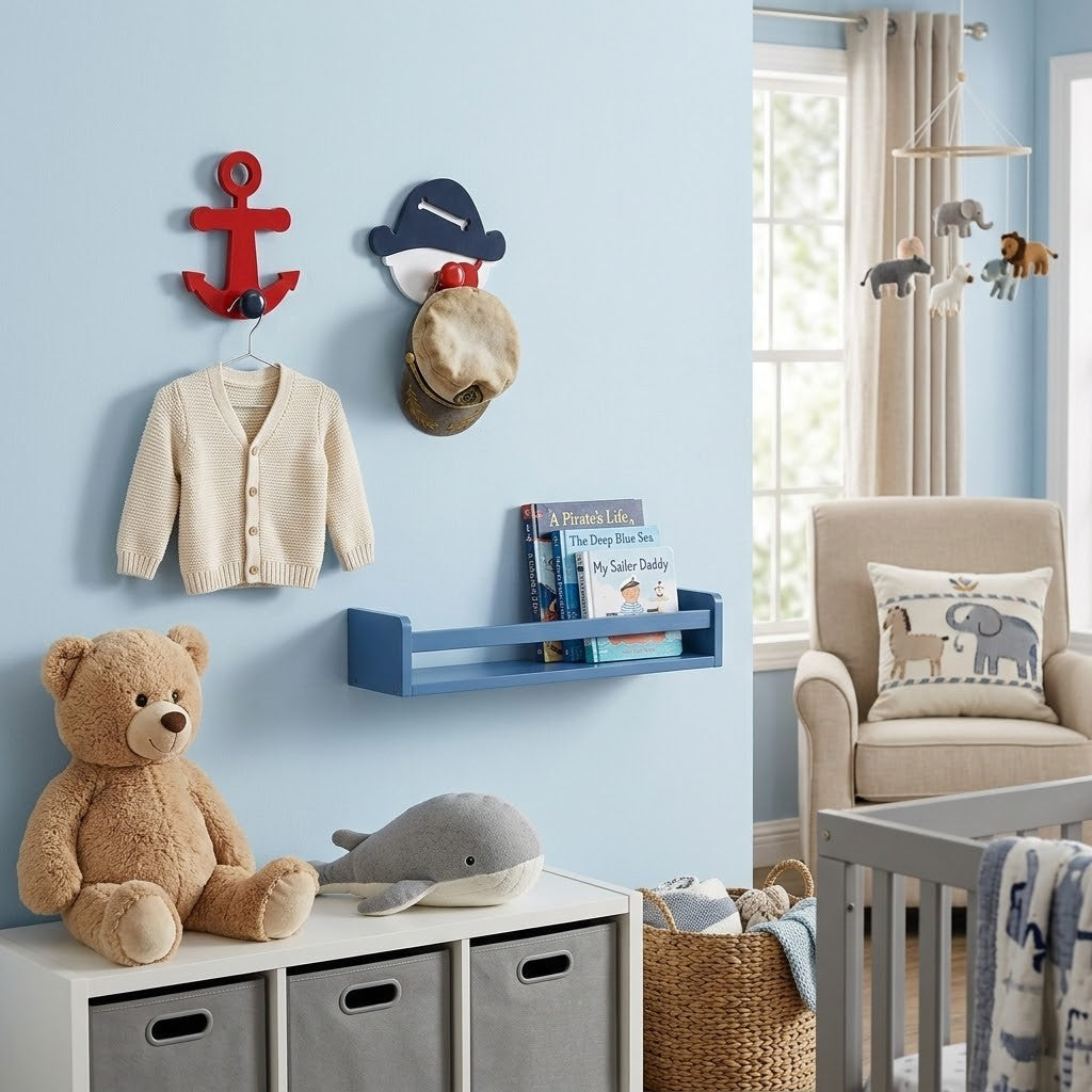 Wall Hook Sealife Sailor (Set of 3)
