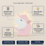 GLO Nightlight - Adorable Unicorn LED Nightlight - Pink