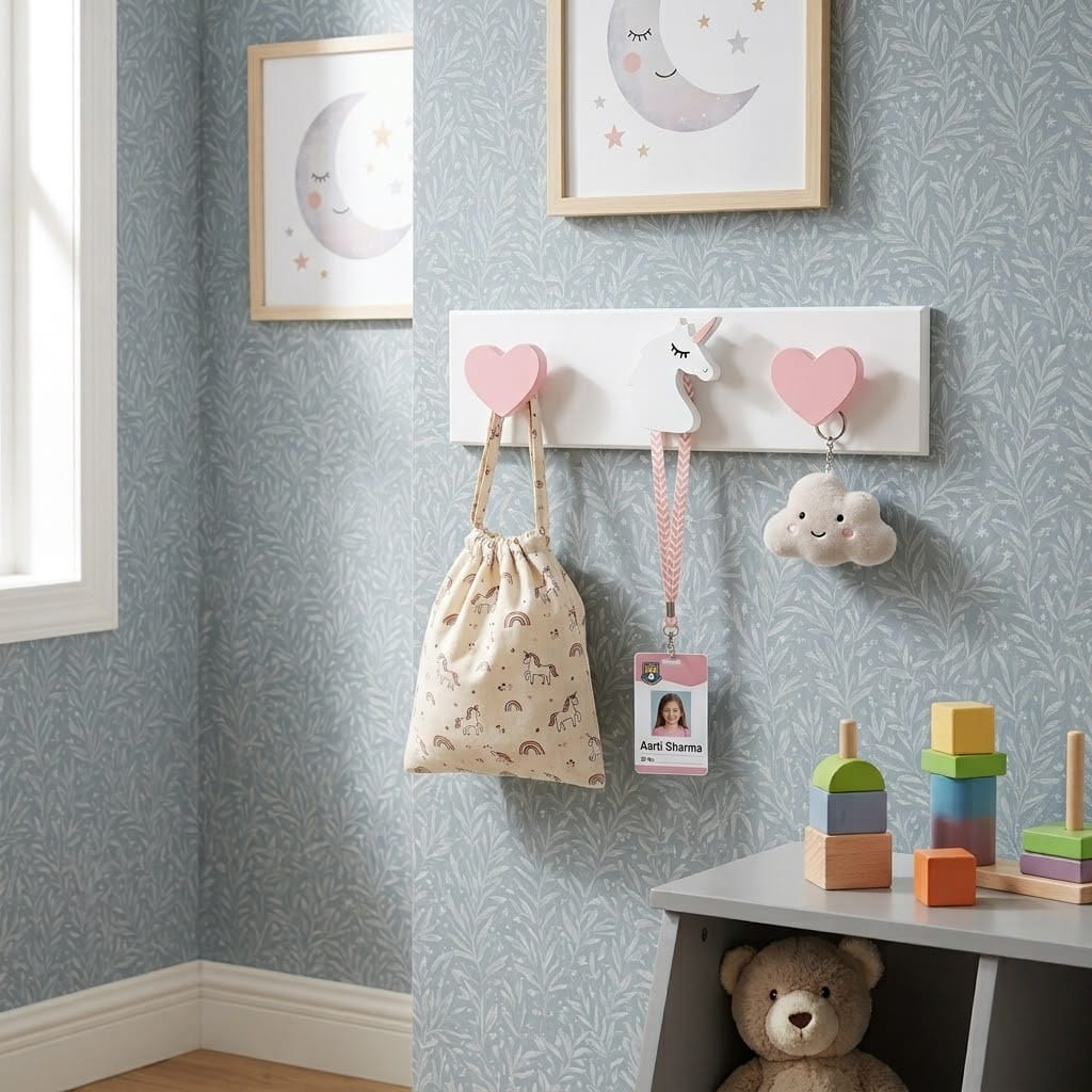 Wall Hook Rail Unicorn