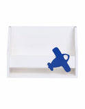 Space Storage Wall Mounted Shelf - Aeroplane - Blue